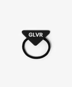 Резинка для волос с декором черная Gulliver (One size)