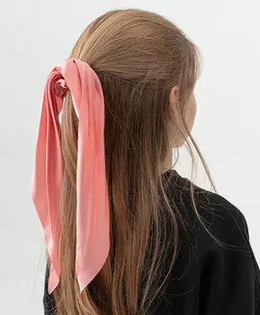 Резинка для волос с декором розовая Button Blue