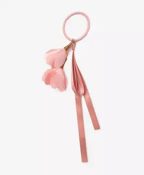 Резинка для волос с декором розовая Gulliver