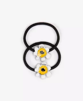 Резинки для волос черные для девочки Gulliver