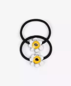 Резинки для волос черные для девочки Gulliver (One size)