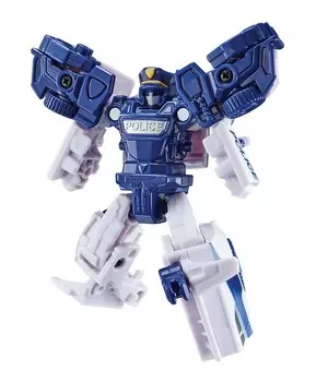 Робот-трансформер "Мини P NEW XL полицейский патруль" Tobot