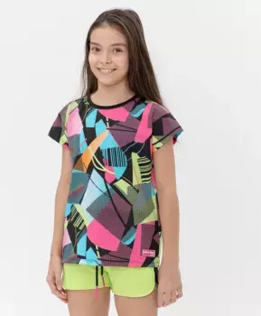 Розовая футболка Button Blue (158)