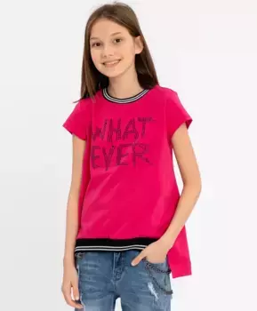 Розовая футболка с коротким рукавом Gulliver (158)