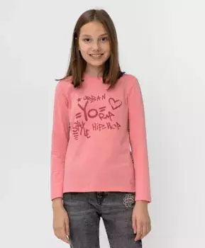 Розовая футболка с тесьмой Button Blue (140)