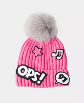 Розовая зимняя шапка Gulliver