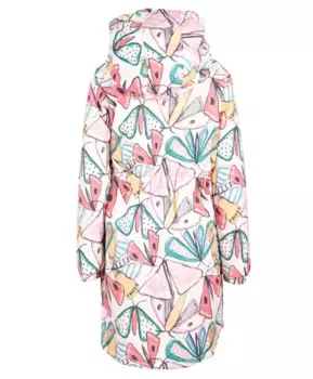 Розовое демисезонное полупальто Active Button Blue (98)