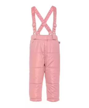 Розовые демисезонные утепленные брюки Gulliver (80)