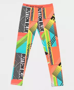 Розовые лосины для девочки Button Blue