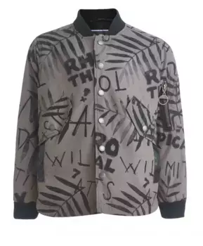 Рубашка цвета хаки с принтом Gulliver (158)