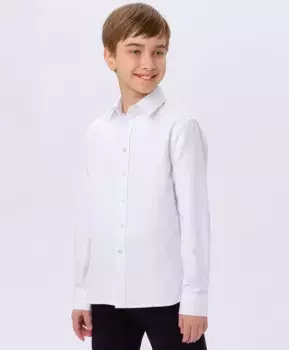 Рубашка на пуговицах белая Button Blue (134)