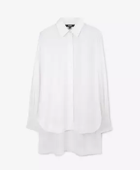 Рубашка оверсайз белая GLVR (S)