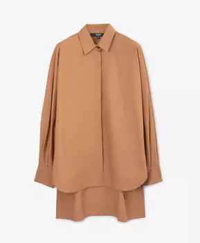 Рубашка оверсайз бежевая GLVR (M)