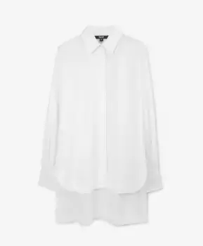 Рубашка оверсайз молочного цвета GLVR (XL)