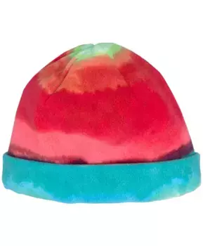 Салатовая флисовая шапка Button Blue (50)