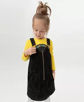 Сарафан на молнии черный Button Blue (98)