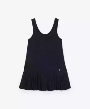 Сарафан с карманами синий Gulliver (146)