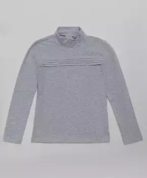 Серая водолазка с вышивкой Button Blue (134)