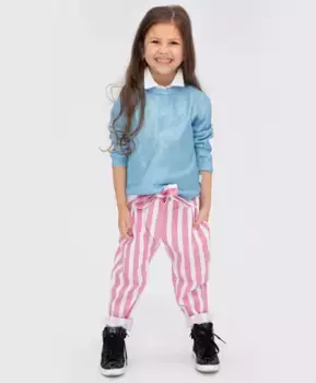 Серебристый вязаный джемпер Gulliver (116)