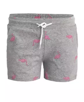 Серые шорты с орнаментом Фламинго Button Blue (146)