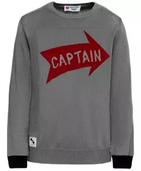 Серый джемпер Button Blue (140)