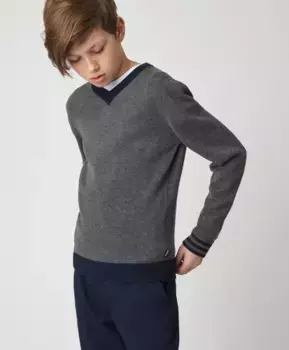 Серый джемпер Gulliver (158)