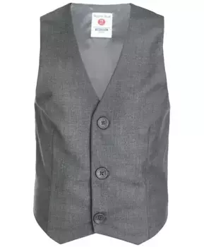 Серый классический жилет Button Blue (146)