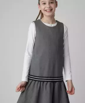 Серый сарафан из джерси Gulliver (170)