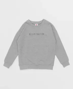 Серый свитшот Button Blue (110)
