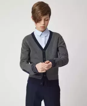 Серый тонкий кардиган Gulliver (146)