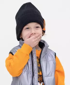 Шапка черная Button Blue (54)