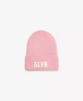 Шапка для девочки вязаная розовая Gulliver