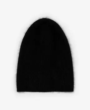 Шапка вязаная черная GLVR