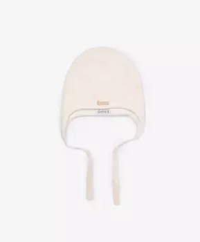 Шапка вязаная молочная Gulliver