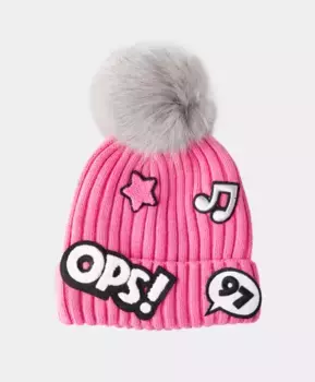 Шапка вязаная на подкладке из флиса Gulliver (50)