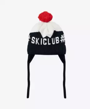 Шапка жаккардовая с ярким помпоном Gulliver (48-50)