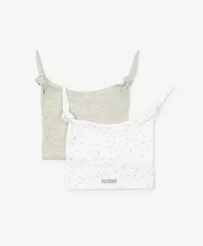 Шапочки для мальчика с узелками трикотажные мультицвет Gulliver