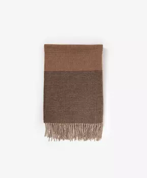 Шарф из 100% шерсти с бахромой по краям GLVR