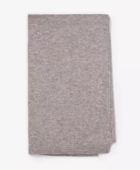 Шарф вязаный из кашемира серый для девочки Gulliver Select