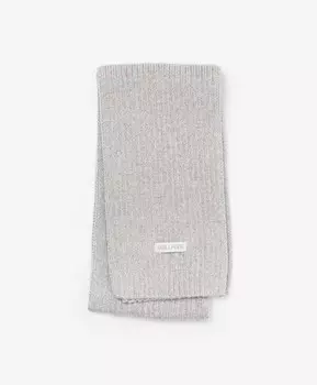 Шарф вязаный с добавлением люрекса серый для девочки Gulliver (One size)