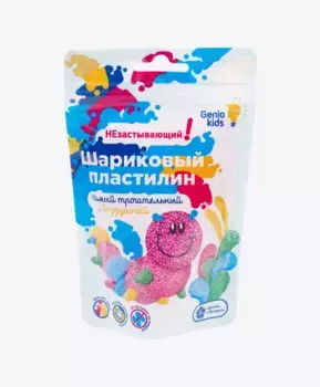 Шариковый пластилин для детской лепки Genio Kids незастывающий