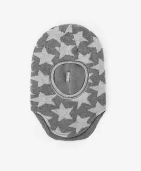 Шлем вязаный серый Gulliver (50)