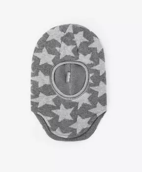 Шлем вязаный серый Gulliver (54)