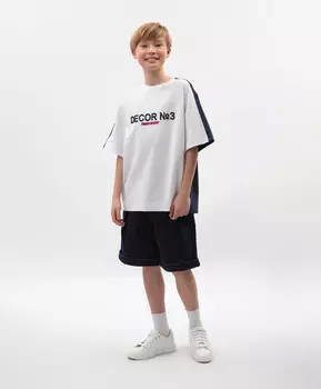 Шорты для мальчика джинсовые синие Gulliver