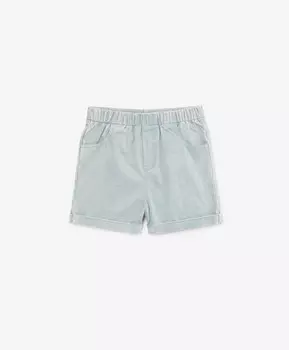 Шорты для мальчика текстильные голубые Gulliver