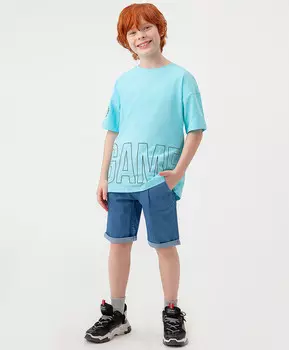 Шорты джинсовые голубые Button Blue (158)