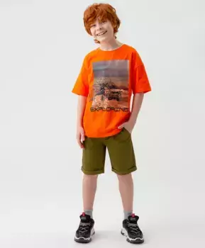 Шорты джинсовые из твила Button Blue (158)