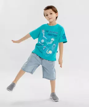 Шорты джинсовые синие для мальчика Button Blue (98)
