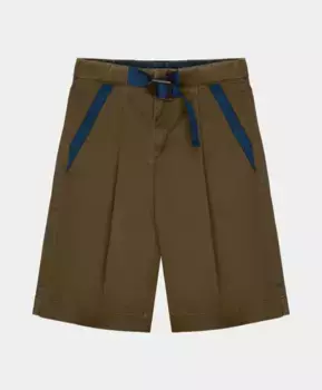 Шорты хаки с отделкой Gulliver (134)