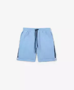 Шорты из льна голубые Gulliver (110)